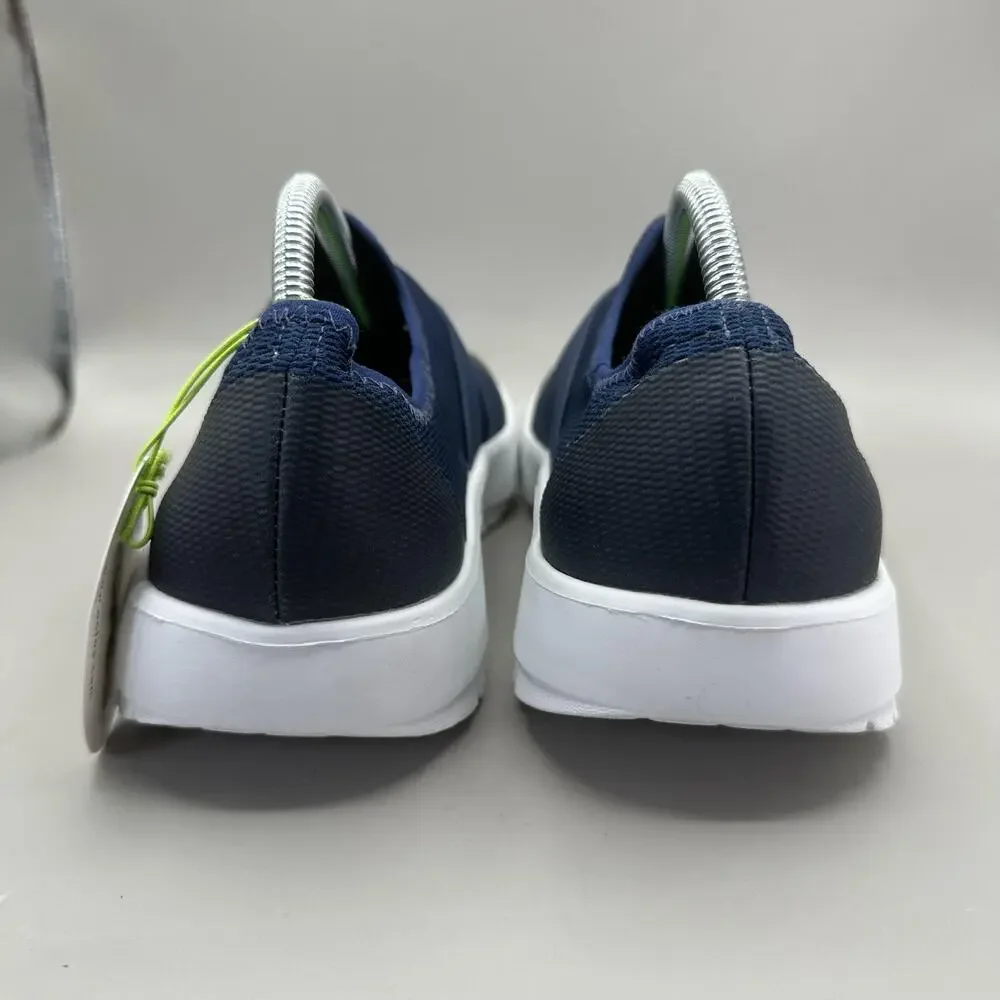 OOFOS OOmg Low Mesh Shoes Mens Size 10.5 Navy Blue Recovery Slip On Comfort